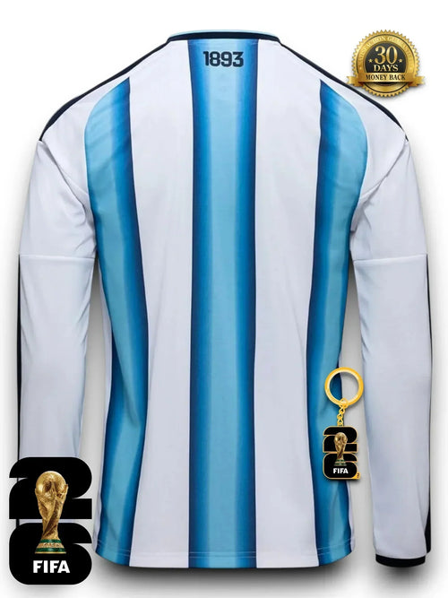 Argentina World Cup 2026 Home Jersey - Long Sleeve