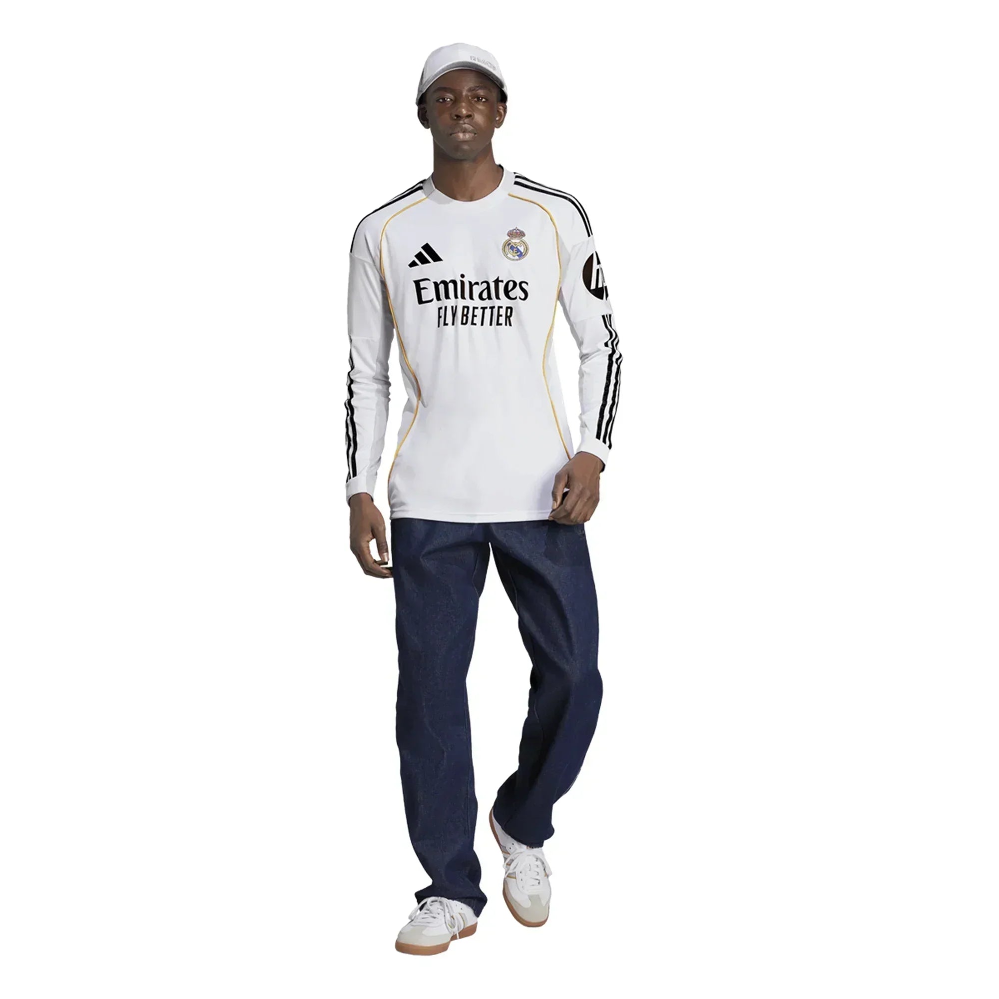 Real Madrid 2025/26 Home Long Sleeves Jersey